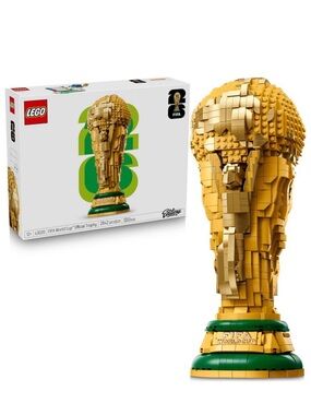 LEGO Gold and Green World Trophy Display Model